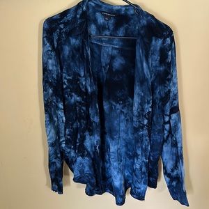 Rock & Republic Tye Dye Button Down Top